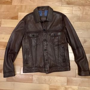 Mássimo Dutti leather jacket